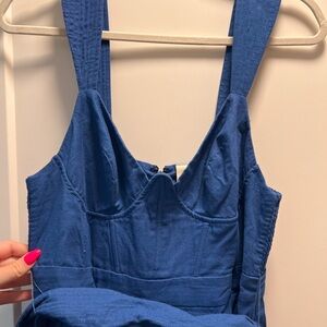 Farm Rio Blue Jumpsuit